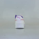 0456PU21 PUMA TENIS CASUALES PARA NIÑA COLOR BLANCO ROSA LILA