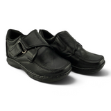 2002DG17 D’GODI ZAPATOS ESCOLARES CON AJUSTE DE BROCHE PARA NIÑO EN COLOR NEGRO