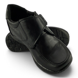2002DG17 D’GODI ZAPATOS ESCOLARES CON AJUSTE DE BROCHE PARA NIÑO EN COLOR NEGRO