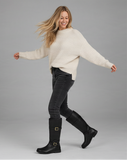 3000ZE5 ZENA BOTAS PARA DAMA DE TUBO LARGO COLOR NEGRO