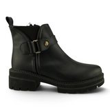 0855ZO5 ZONA ZERO BOTAS PARA DAMA CON BROCHE COLOR NEGRO