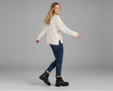 0855ZO5 ZONA ZERO BOTAS PARA DAMA CON BROCHE COLOR NEGRO