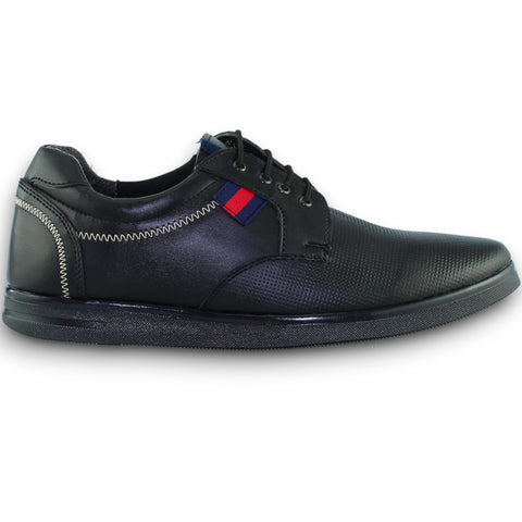 Zapato Casual Negro De Piel Para Caballero Estilo 0470Al7 Marca Albertts Acabado Piel Color Negro S Manhattan
