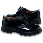 Zapatos Casuales Para Niña Estilo 0003Ki21 Marca Kika Acabado Charol Color Negro