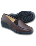 Zapatos de piel color cafe por mayoreo mod. 0211Am5