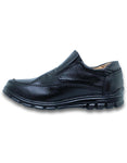 Zapatos Escolares para niño por mayoreo Piel Color negro MOD. 0134Hu21