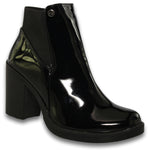 Botas Para Mujer Con Tacon Alto Estilo 0200Mu5 Marca Mujer Bonita Acabado Charol Color Negro