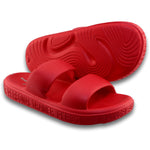 Sandalias Para Mujer De Baño Estilo 0270Pi5 Marca Piso Nueve Acabado Hule Color Rojo