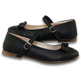 Zapatos Escolares Para Niña Balerinas Estilo 0300Pa21 Marca Paty Acabado Simipiel Color Negro