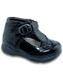 Zapatos Escolares De Niña Estilo 0430Sa14 Marca Sarahi Acabado Charol Color Negro