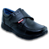 Zapatos Escolares De Niño Estilo 0507Ma21 Marca Mayin Acabado Simipiel Color Negro