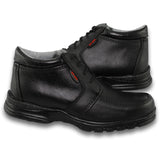 Zapatos Con Agujeta Para Niño Estilo 0701To21 Marca Toy Box Acabado Piel Color Negro