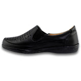 Zapatos De Descanso Acojinados Para Mujer Estilo 0803Am5 Marca Amparo Acabado Piel Color Negro