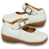 Zapatos Para Niña Balerinas Estilo 0807Be14 Marca Betsy Acabado Simipiel Color Blanco
