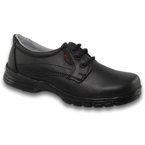 Zapatos Con Agujeta Para Niño Estilo 0820To17 Marca Toy Box Acabado Piel Color Negro