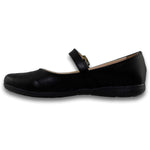 Zapatos Para Niña Escolares Con Detalles Estilo 0957An5 Marca Anel Acabado Simipiel Color Negro