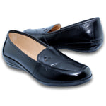 Zapatos Confort Para Mujer Estilo 1128Am5 Marca Amelia Acabado Piel Color Negro