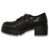 Zapatos Para Mujer Casuales Estilo 1426Vi5 Marca Vivi Shoes Acabado Simipiel Color Negro