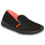 Zapatos Tipo Tenis Para Mujer Estilo 1600Mi5 Marca Miler Acabado Malla Color Negro Coral