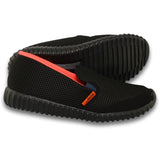 Zapatos Tipo Tenis Para Mujer Estilo 1600Mi5 Marca Miler Acabado Malla Color Negro Coral