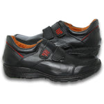 Zapatos Escolares Para Niño Estilo 2607Pa17 Marca Paco Galan Acabado Piel Color Negro