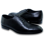 Zapatos De Vestir Estilo 8058Fe7 Marca Fenutti Acabado Piel Color Negro