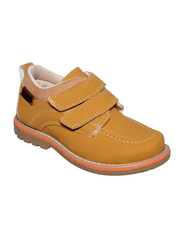 Zapato Casuales Para Niño Estilo 0129Me21 Marca Melfi Acabado Nobuck Color Beige