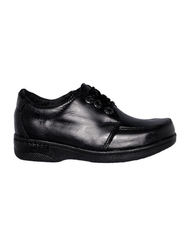 Zapato De Vestir Para Niño Estilo 4000Da21 Marca Daniel Acabado Simipiel Color Negro