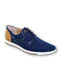 Zapatos Casuales Para Hombre Marca Albertts Acabado Durazno Piello Color Azul Miel S. Flint Estilo 0489Al7