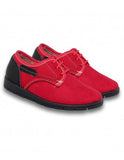 Zapatos Casuales Para Niño Estilo 0489Al17 Marca Albertts Acabado Durazno Piel Color Rojo Negro