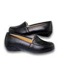 Zapatos De Confort Para Mujer Estilo 0145Am5 Marca Amparo Acabado Piel Color Negro