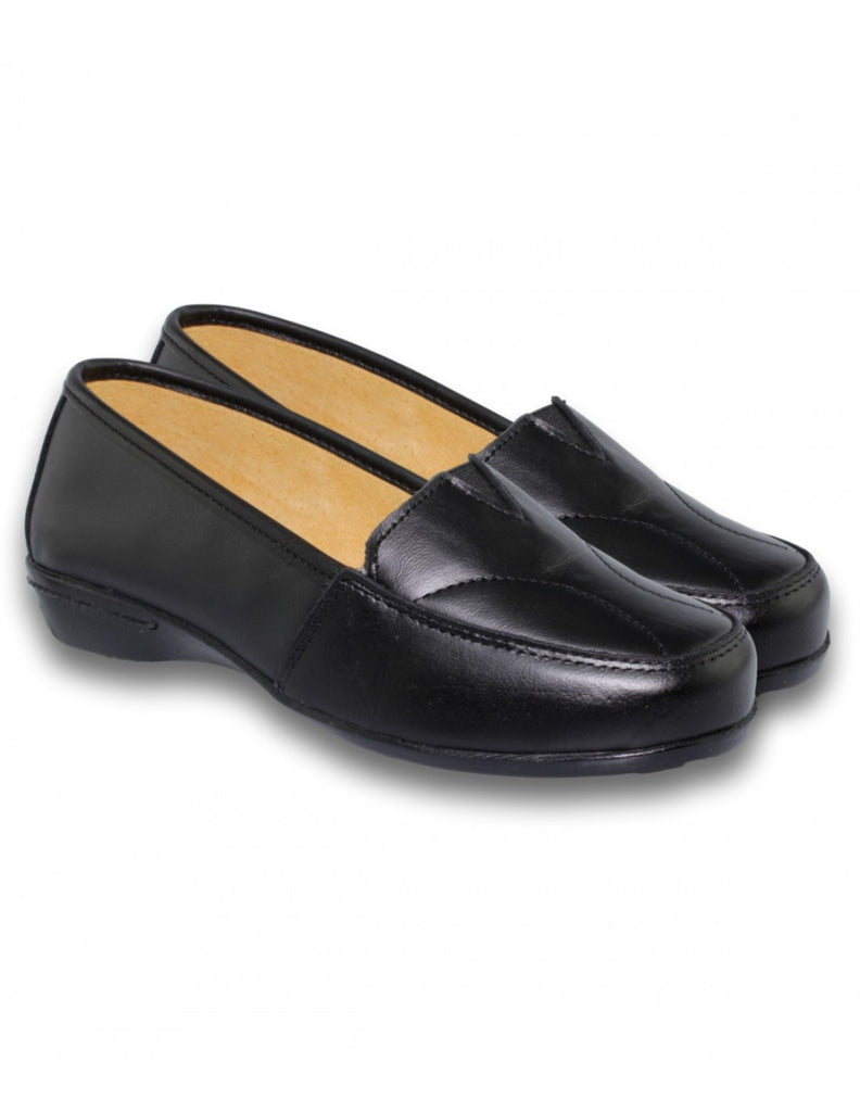 Zapatos De Confort Para Mujer 0192Am5 Marca Acabado Color Negro