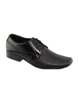 Zapatos De Vestir De Joven Marca D Francesco.Z Acabado Simipiel Color Negro Estilo 0375Df5